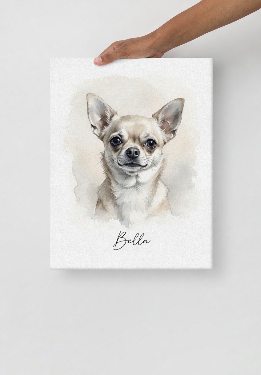 Canvas toile avec votre animal