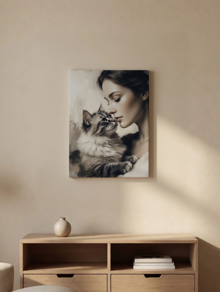 Canvas toile avec votre animal – Image 2