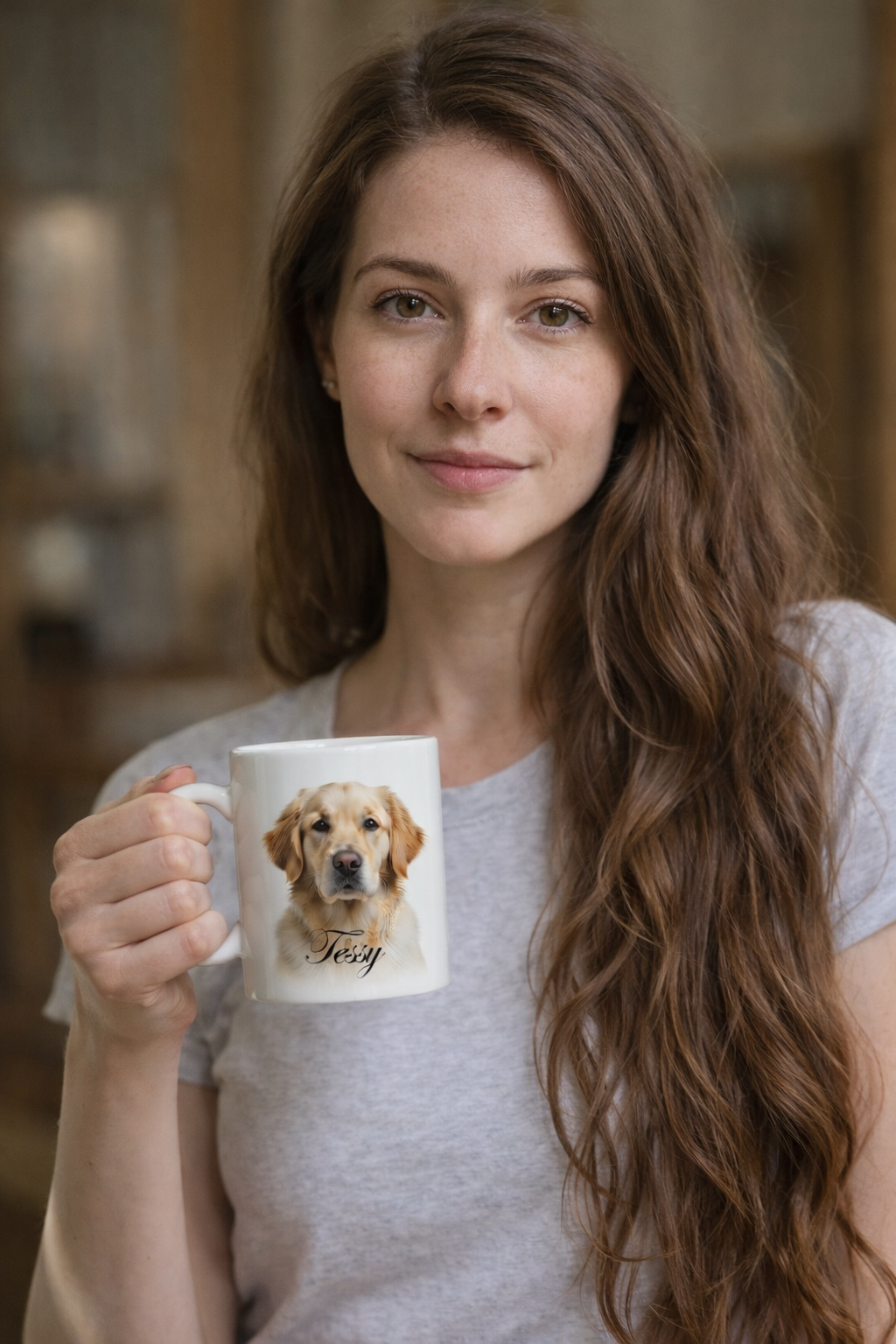 Mug blanc brillant – Image 4