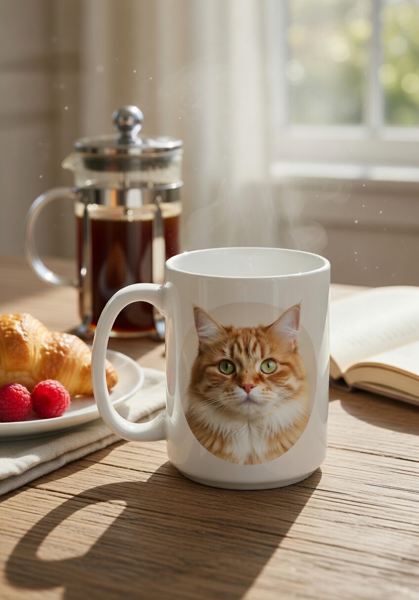 Mug blanc brillant