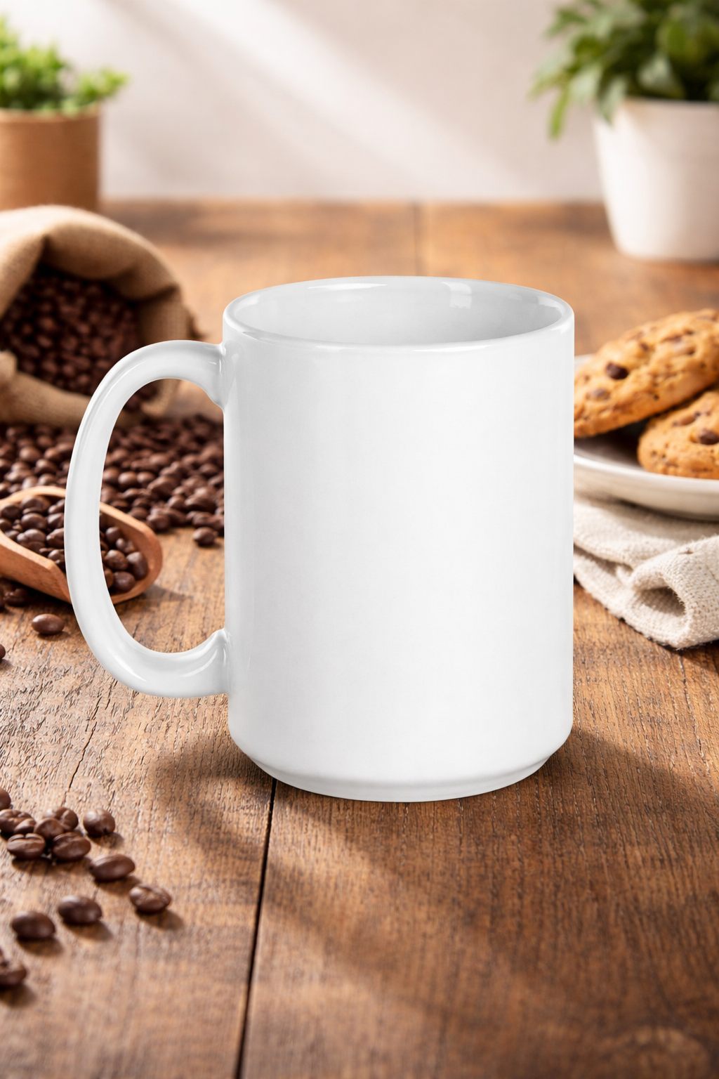 Mug blanc brillant – Image 3